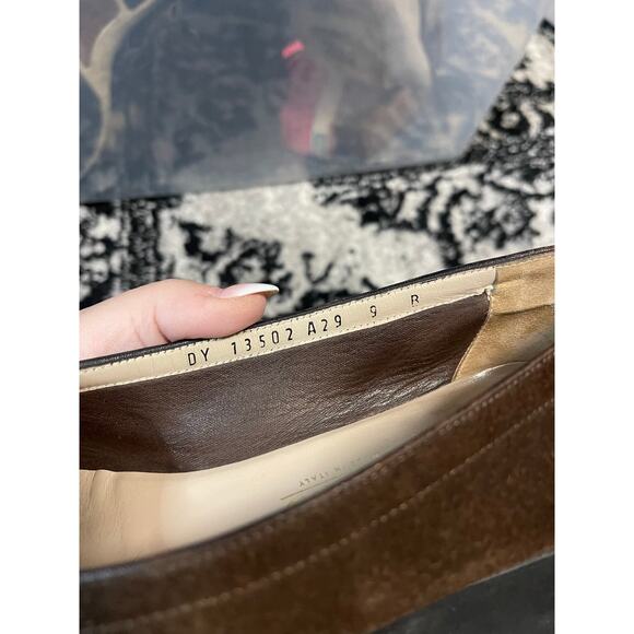 Salvatore Ferragamo Suede Slip On Shoes Women's Size 9 - Picture 5 of 6